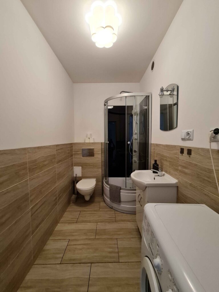 Łazienka w apartamencie w Toruniu w Perfect Stay